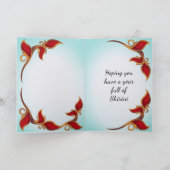 Nowruz (Persisches Neujahr) Grußkarte Karte (Innenseite)