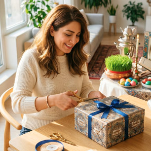 Nowruz Persisches Neujahrs-Abendessen Party Events Geschenkpapier