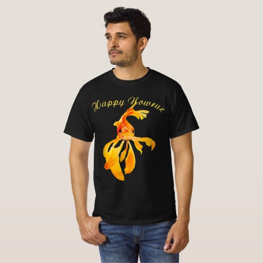 Nowruz retro Goldfish T-Shirt (Vorne ganz)