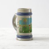 Nowruz-Tasse Bierglas (Vorderseite Links)