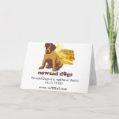Nowzad Kilo-Weihnachtskarte Feiertagskarte (Rückseite)