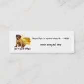 Nowzad Rettung verfolgt Lesezeichen Mini Visitenkarte (Rückseite)