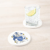 Noyes Familienwappen Getränkeuntersetzer (Seite)