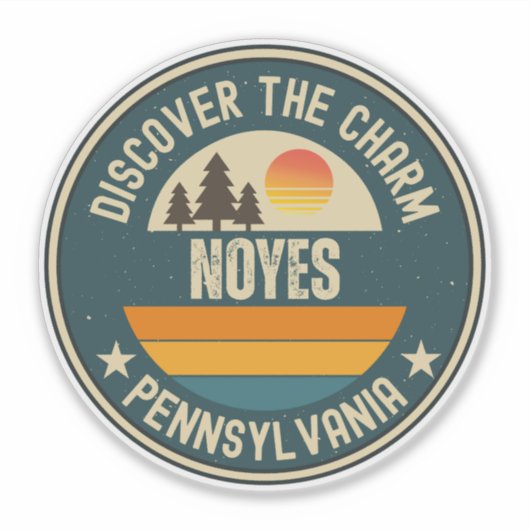 Noyes, Pennsylvania Aufkleber (Vorderseite)