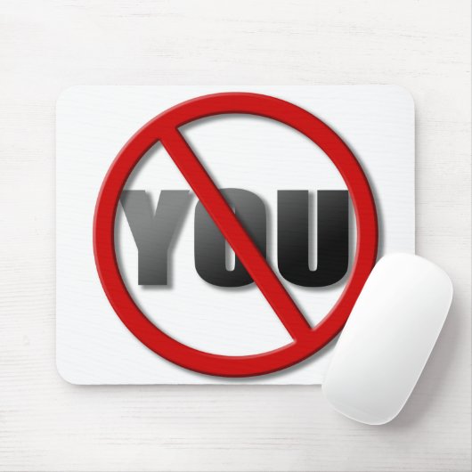 NoYouSymbolLightProduct Mousepad (Mit Mouse)