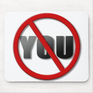 NoYouSymbolLightProduct Mousepad