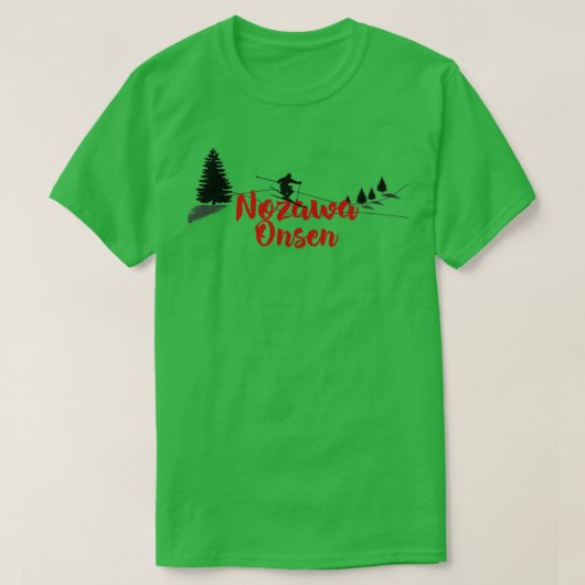 Nozawa Onsen Ski Long T-Shirt (Design vorne)