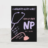 NP-Abschluss für benutzerdefinierte Krankenpflege Karte (Vorderseite)