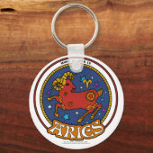 NP Aries 2.25" Basic Button Schlüsselanhänger (Vorderseite)