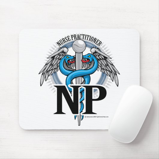 NP-BlauCaduceus Mousepad (Mit Mouse)