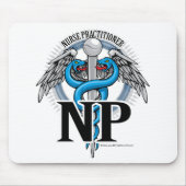 NP-BlauCaduceus Mousepad (Vorne)