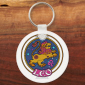 NP Leo 2.25" Basic Button Schlüsselanhänger (Vorderseite)