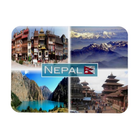 NP Nepal - Boudha Stupa - Magnet (Horizontal)