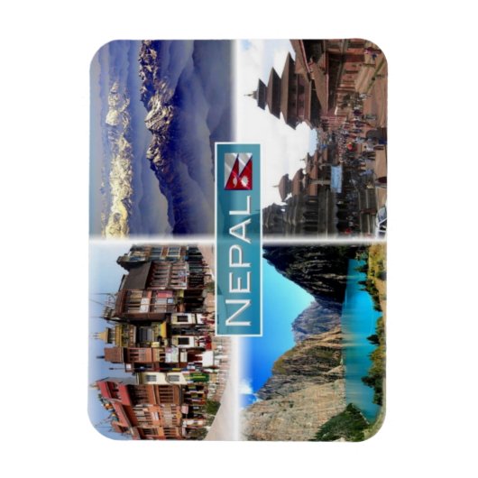 NP Nepal - Boudha Stupa - Magnet (Vertikal)