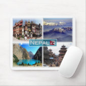 NP Nepal - Boudha Stupa - Mousepad (Mit Mouse)