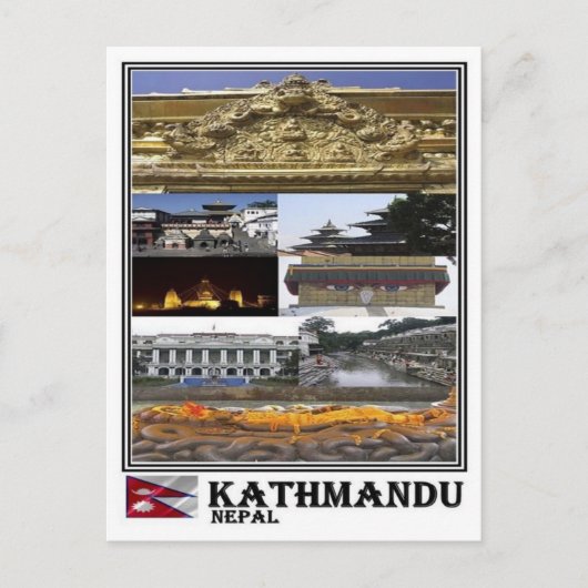 NP Nepal - Kathmandu - Postkarte (Vorderseite)