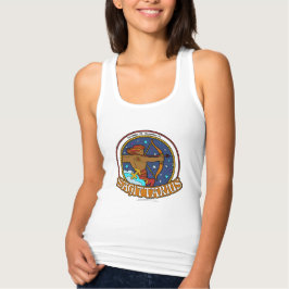 NP Sagittarius Frauenschuh-Racerback-Flanken Tank Top