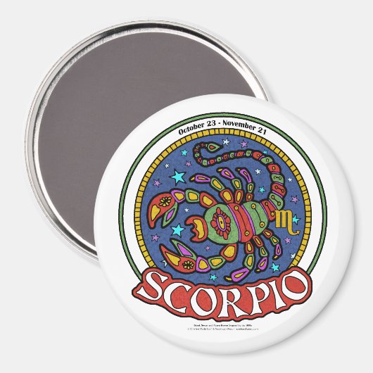 NP Scorpio Large Magnet (Vorderseite/Rückseite)