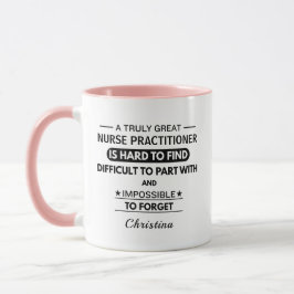 NP Thank You Personalized Nurse Practitioner Tasse