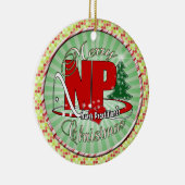 NP-WEIHNACHTENkrankenschwester-Praktiker Keramik Ornament (Rechts)