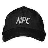 NPC BESTICKTE BASEBALLKAPPE (Vorderseite)