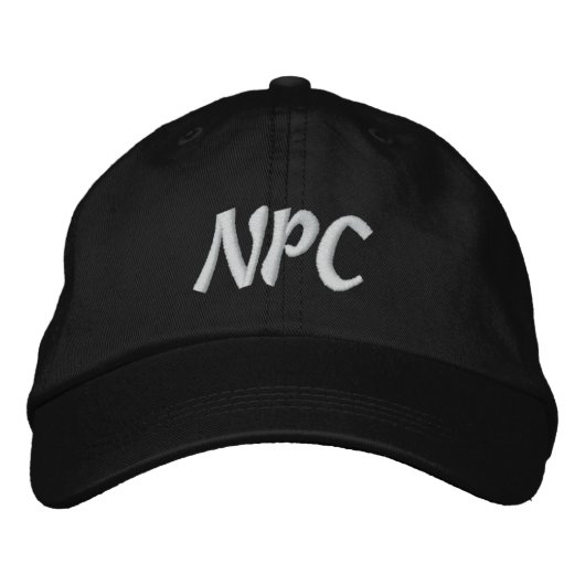 NPC BESTICKTE BASEBALLKAPPE (Vorderseite)
