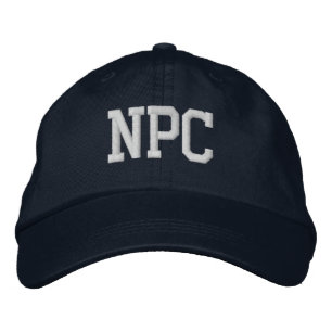NPC BESTICKTE BASEBALLKAPPE