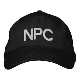 NPC BESTICKTE BASEBALLKAPPE
