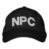 NPC BESTICKTE KAPPE (Vorderseite)