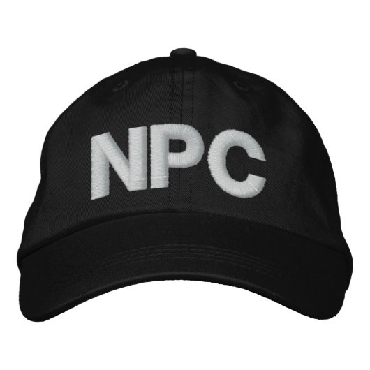 NPC BESTICKTE KAPPE (Vorderseite)