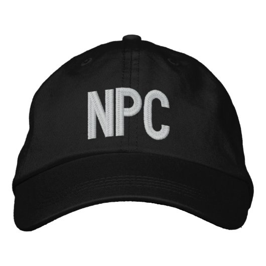 NPC BESTICKTE KAPPE (Vorderseite)