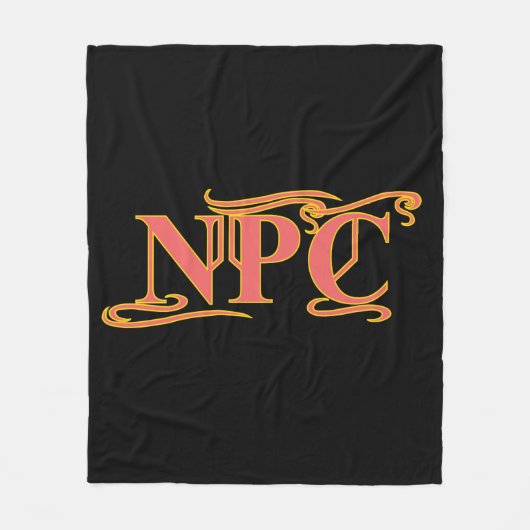 NPC darf nicht das Rad verstümmeln oder das Funny Fleecedecke (Vorderseite)