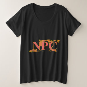 NPC darf nicht das Rad verstümmeln oder das Funny  Große Größe T-Shirt