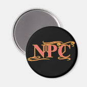 NPC darf nicht das Rad verstümmeln oder das Funny  Magnet (Vorderseite/Rückseite)