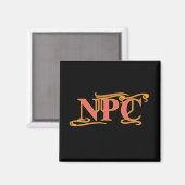 NPC darf nicht das Rad verstümmeln oder das Funny  Magnet (Vorderseite/Rückseite)