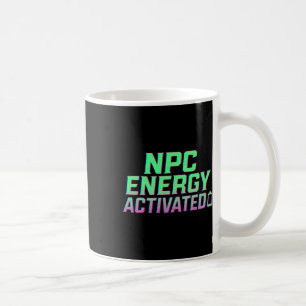 Npc-Energie-aktivierte lustige ästhetische Gamer-R Kaffeetasse