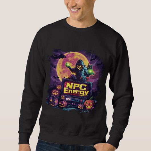 NPC-Energie | ExDesigner | Halloween Sweatshirt (Vorderseite)