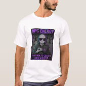 NPC Energy - Hier können Sie Side Quests Glit samm T-Shirt (Vorderseite)