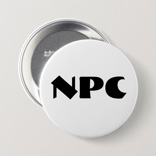 NPC Knopf Button (Vorne & Hinten)