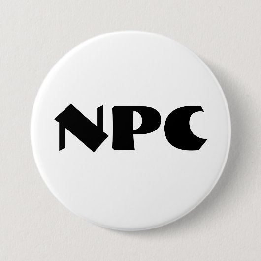 NPC Knopf Button (Vorderseite)