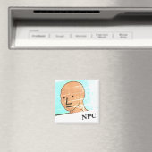 NPC MEME Fun Play Game Magnet (In Situ (Geschirrspüler))