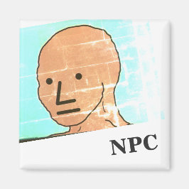 NPC MEME Fun Play Game Magnet