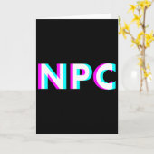 Npc Meme - Nicht-Spieler-Charakter 2  Karte (Gelbe Blume)