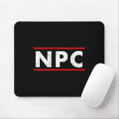 Npc Meme - Nichtspielercharakter 1  Mousepad (Mit Mouse)
