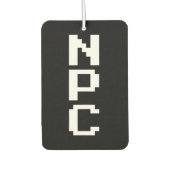 NPC - Nicht abspielbares Zeichen Autolufterfrischer (Vorderseite)