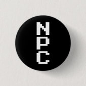 NPC - Nicht abspielbares Zeichen Button (Vorderseite)