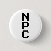 NPC - Nicht abspielbares Zeichen Button (Vorderseite)