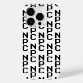 NPC - Nicht abspielbares Zeichen Case-Mate iPhone Hülle (Rückseite)