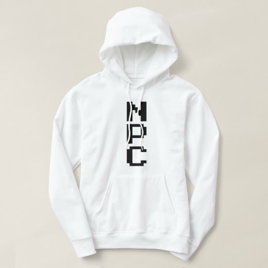 NPC - Nicht abspielbares Zeichen Hoodie (Design vorne)