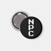 NPC - Nicht abspielbares Zeichen Magnet (Vorderseite/Rückseite)
